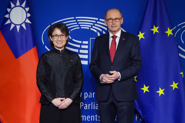 Fotagrafa 11: Othmar KARAS meets with  Bi-Khim HSIAO, Taiwanese Vice President- elect