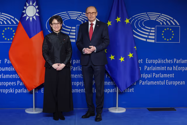 Fotagrafa 12: Othmar KARAS meets with  Bi-Khim HSIAO, Taiwanese Vice President- elect