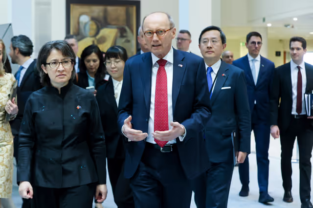 Fotagrafa 9: Othmar KARAS meets with  Bi-Khim HSIAO, Taiwanese Vice President- elect