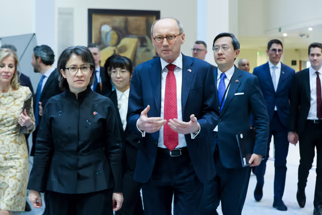 Fotagrafa 7: Othmar KARAS meets with  Bi-Khim HSIAO, Taiwanese Vice President- elect