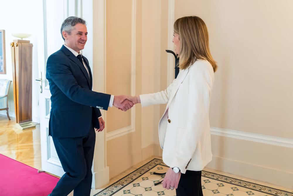 Official visit by Roberta METSOLA, EP President to Ljubljana (Slovenia) - Meeting with Robert GOLOB, Slovenian Prime Minister