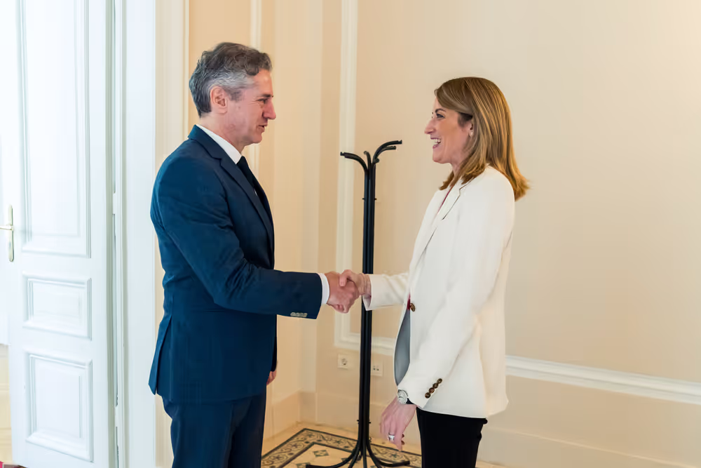 Official visit by Roberta METSOLA, EP President to Ljubljana (Slovenia) - Meeting with Robert GOLOB, Slovenian Prime Minister