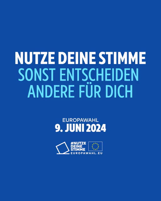 Fotografie 31: Use your vote – European elections 2024 video thumbnails - 4:5