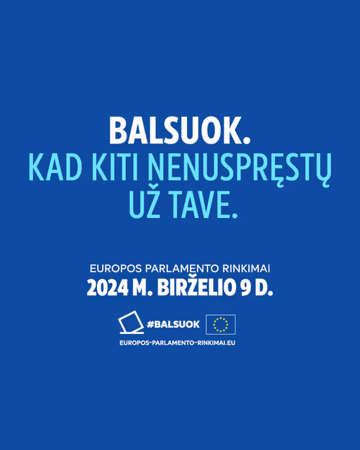 Suriet 40: Use your vote – European elections 2024 video thumbnails - 4:5