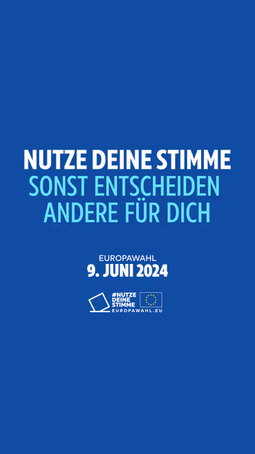 Photo 3 : Use your vote – European elections 2024 video thumbnails - 9:16