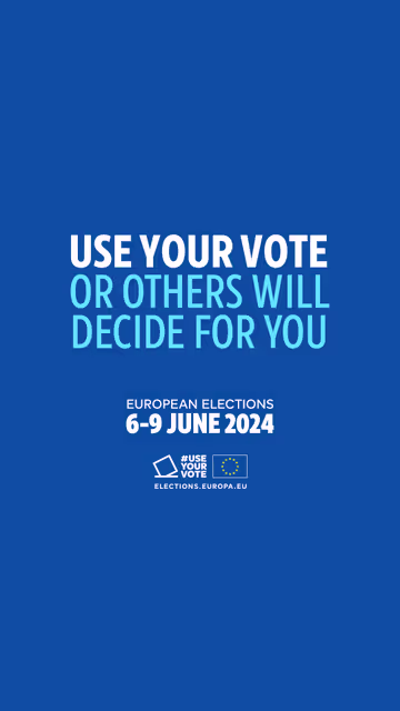 Foto 33: Use your vote – European elections 2024 video thumbnails - 9:16