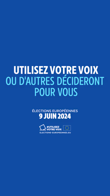 Billede 37: Use your vote – European elections 2024 video thumbnails - 9:16