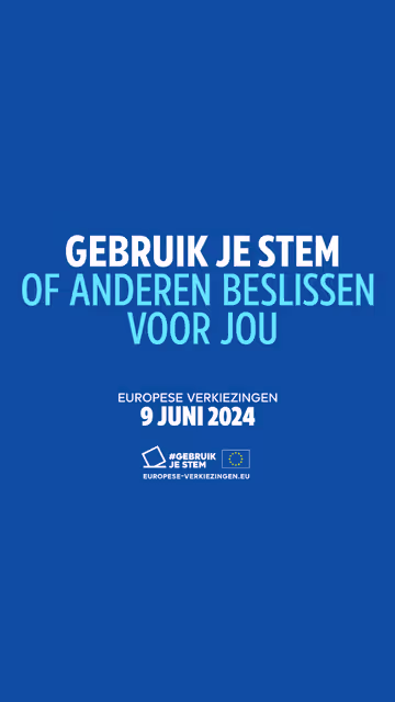 Foto 15: Use your vote – European elections 2024 video thumbnails - 9:16