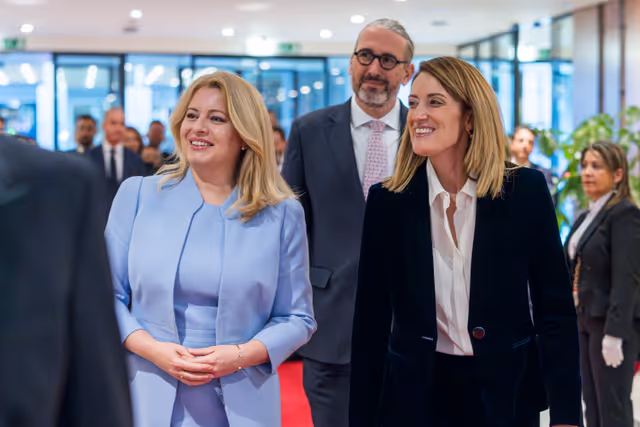 Roberta METSOLA, EP President meets with Zuzana CAPUTOVA, President of Slovakia