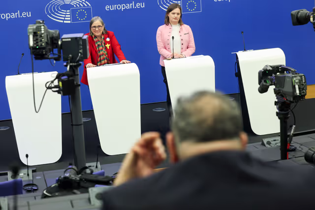 Press conference on Parliament's vote on the Late Payments regulation