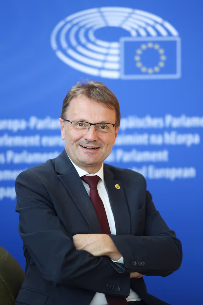 Hannes Heide in the EP in Strasbourg