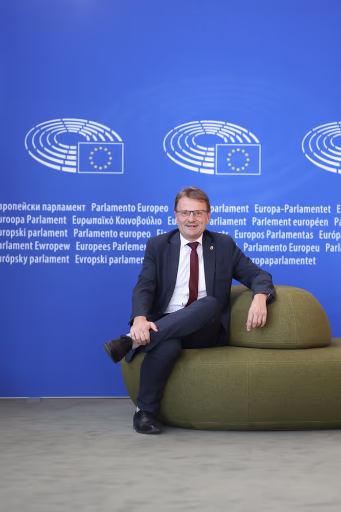 Hannes Heide in the EP in Strasbourg