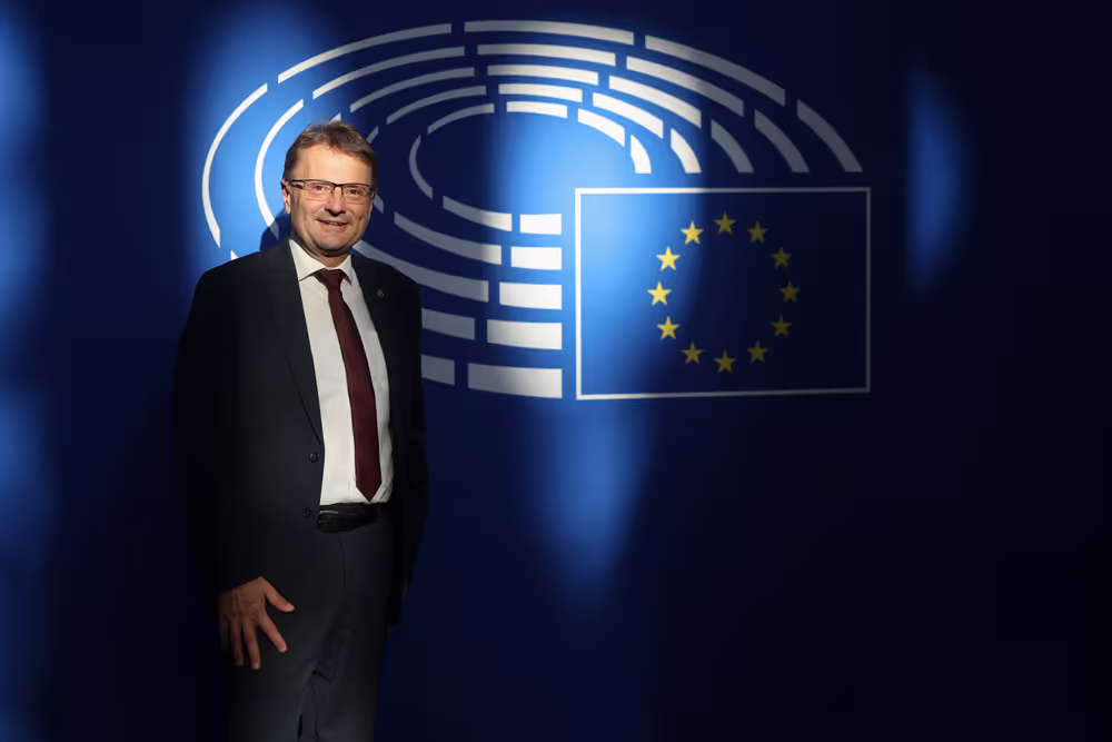 Hannes Heide in the EP in Strasbourg