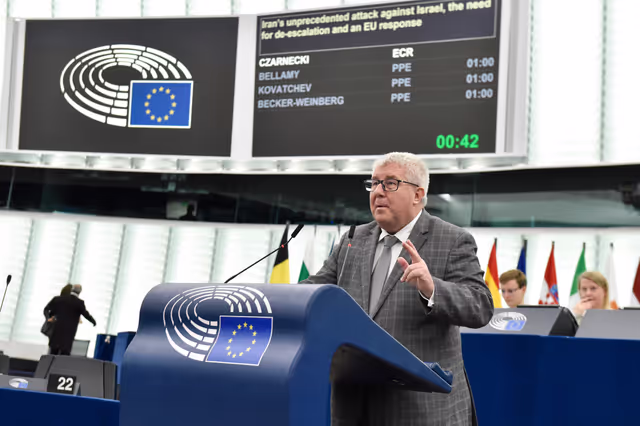 Billede 7: EP Plenary session - Key Debate - Iran’s unprecedented attack against Israel, the need for de-escalation and an EU response