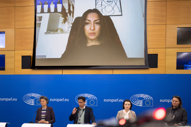 Fotografia 6: Press conference on EU-Egypt: a strategic partnership for whom?