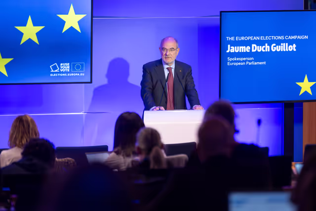 Photo 36: Media event - 2024 European Election campaign briefing