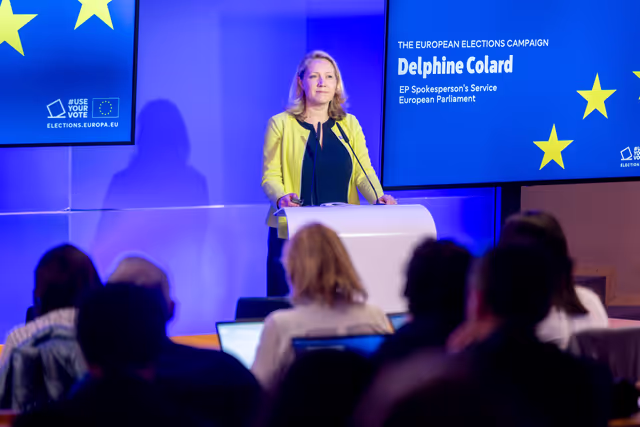 Photo 26: Media event - 2024 European Election campaign briefing