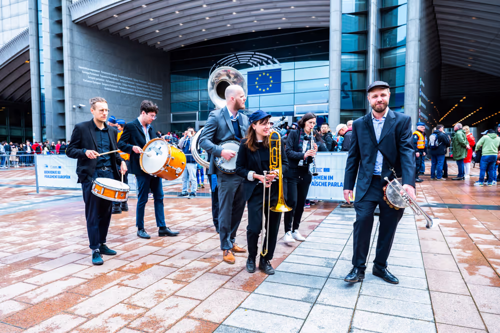 Open Day at the European Parliament in Brussels.