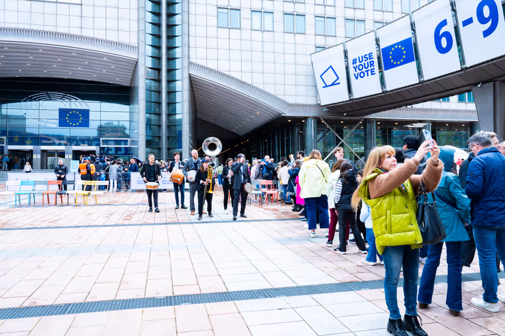 Open Day at the European Parliament in Brussels.
