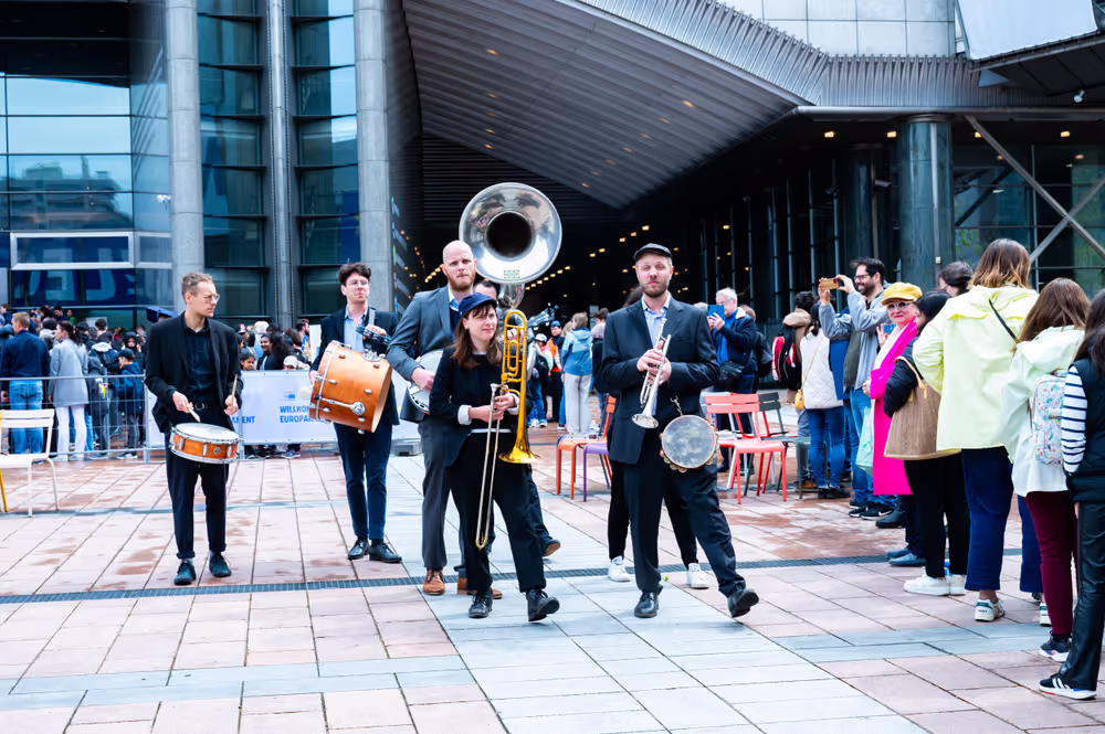 Open Day at the European Parliament in Brussels.