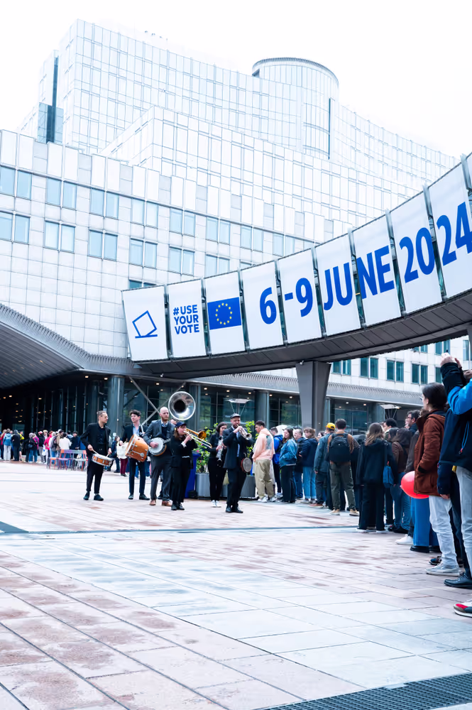 Open Day at the European Parliament in Brussels.