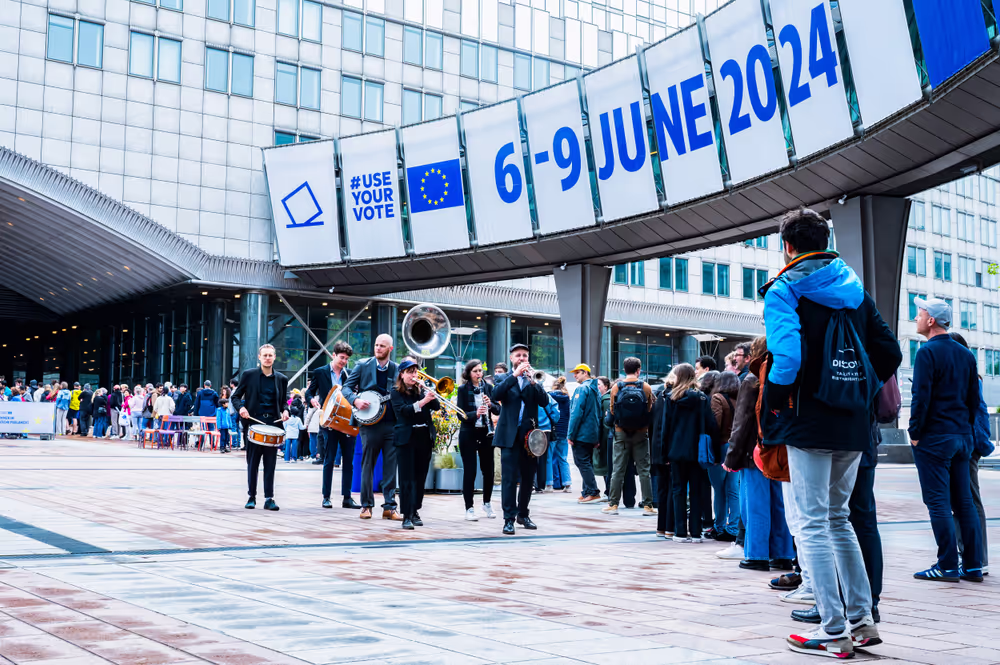 Open Day at the European Parliament in Brussels.