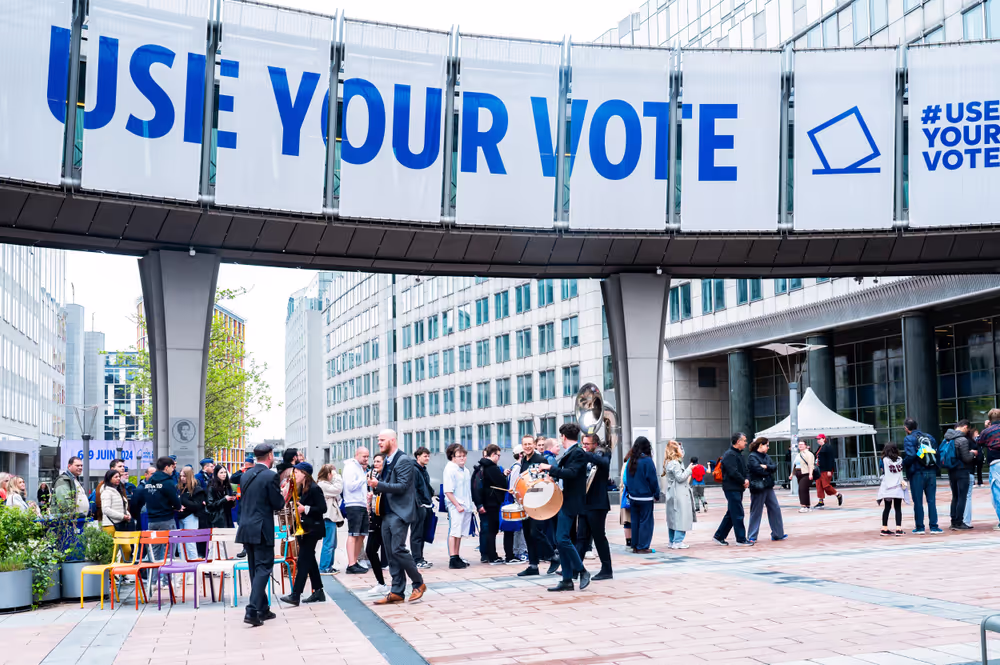 Open Day at the European Parliament in Brussels.
