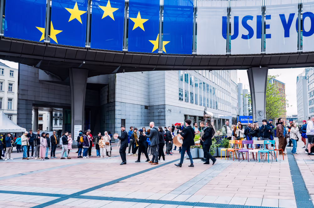 Open Day at the European Parliament in Brussels.