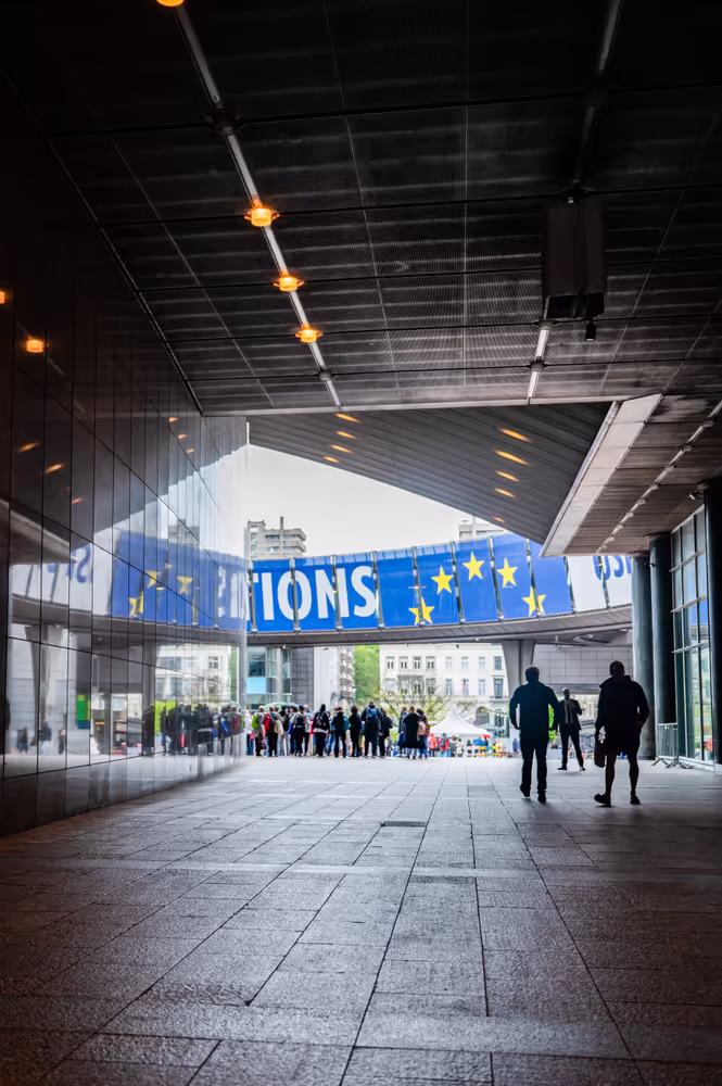 Open Day at the European Parliament in Brussels.