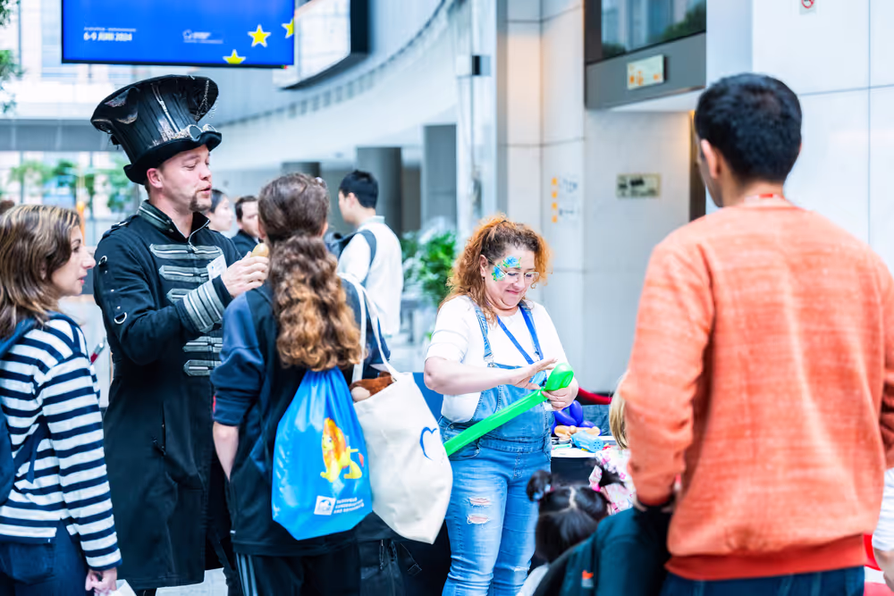Open Day at the European Parliament in Brussels.