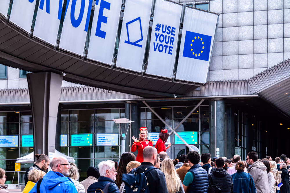 Open Day at the European Parliament in Brussels.