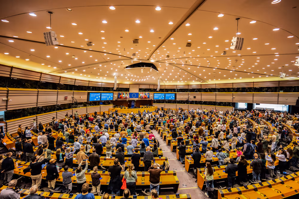 Open Day at the European Parliament in Brussels.