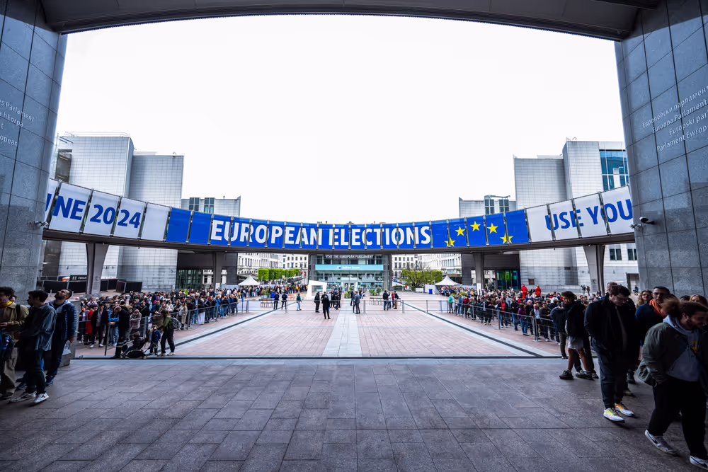 Open Day at the European Parliament in Brussels.