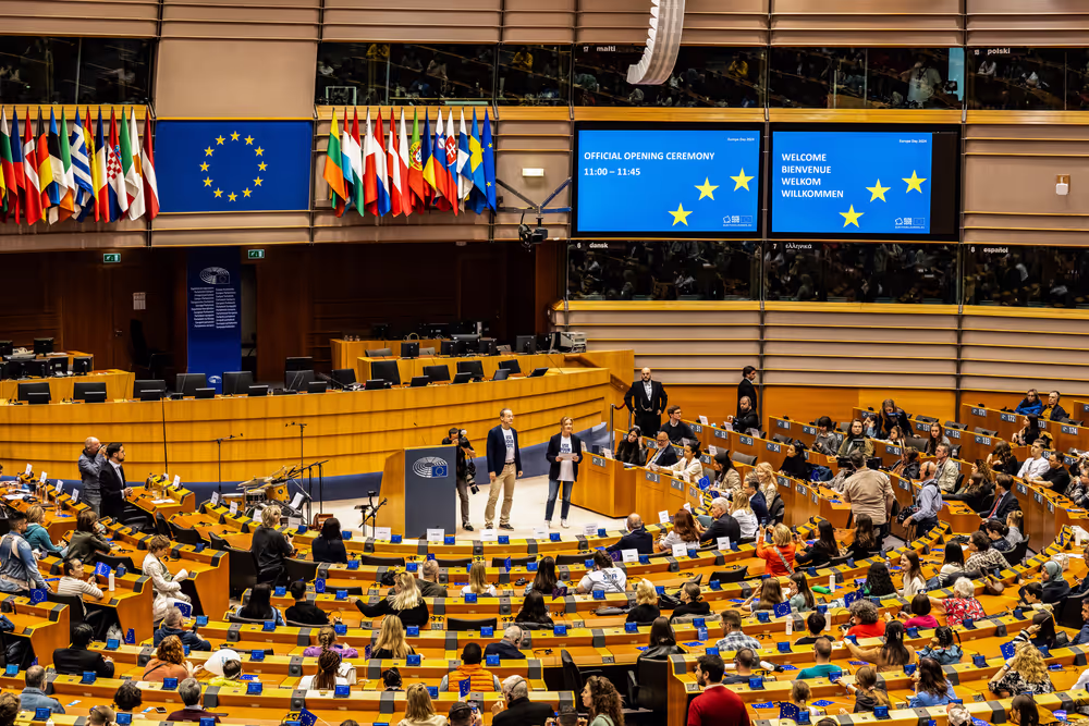 Open Day at the European Parliament in Brussels.