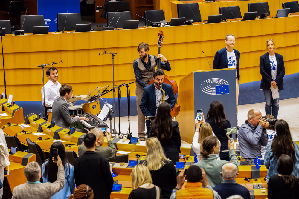 Open Day at the European Parliament in Brussels.