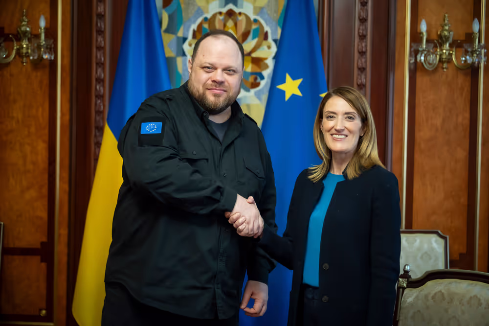 Roberta METSOLA, EP President, in Kyiv (Ukraine) on Europe Day - Address to the Ukrainian Parliament (Verkhovna Rada)