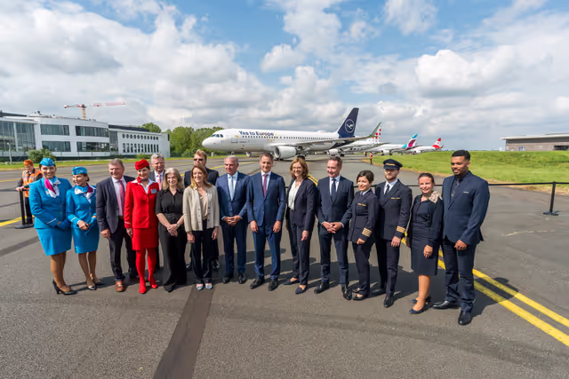 Fotagrafa 5: Unveiling of four branded airplanes to support the 2024 European Election campaign: extracts from the event with the participation of Roberta METSOLA, EP President