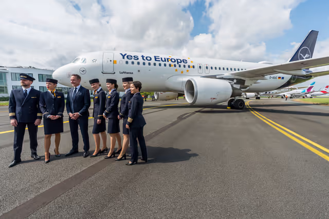 Fotagrafa 1: Roberta METSOLA, EP President participates at the event 'Yes to Europe!' organised by Lufthansa in Zaventem Airport