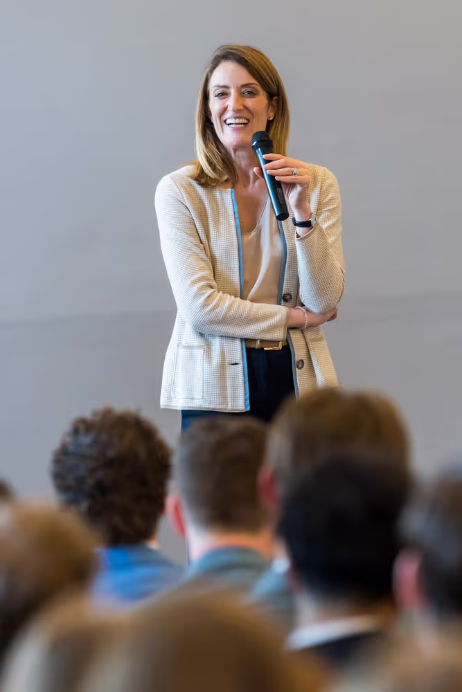 Official visit by Roberta METSOLA, EP President to Kerkrade (Netherlands) -  Meeting with young people