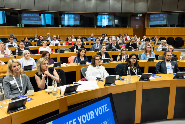 Photo 14: EPAS seminar for teachers on 2024 on European Elections