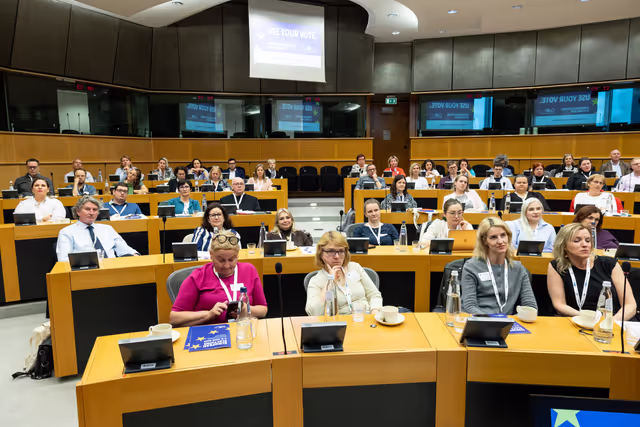 Photo 13: EPAS seminar for teachers on 2024 on European Elections