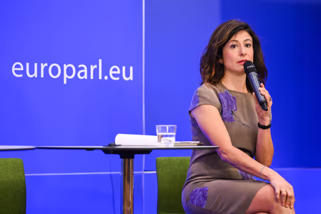 Foto 45: Press briefing ahead of the Eurovision Lead Candidates Debate