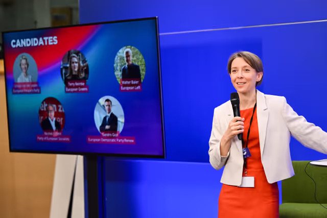 Foto 41: Press briefing ahead of the Eurovision Lead Candidates Debate