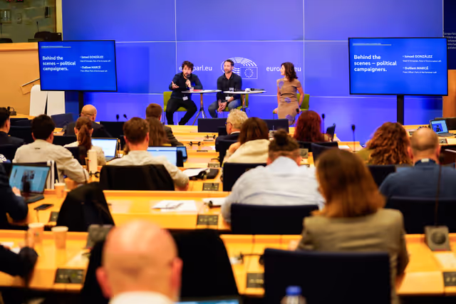 Foto 27: Press briefing ahead of the Eurovision Lead Candidates Debate