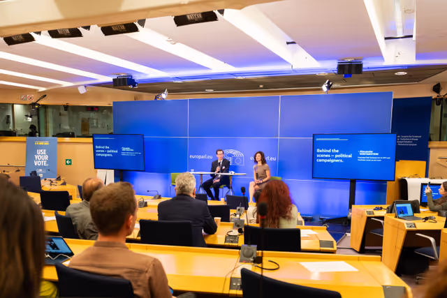 Foto 6: Press briefing ahead of the Eurovision Lead Candidates Debate