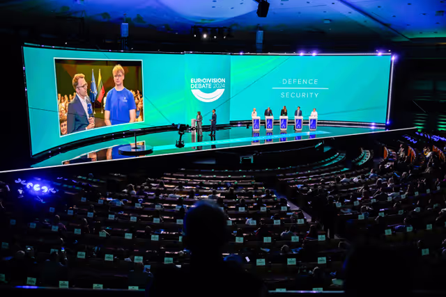 Fotografie 15: Eurovision Debate 2024 with Lead Candidates