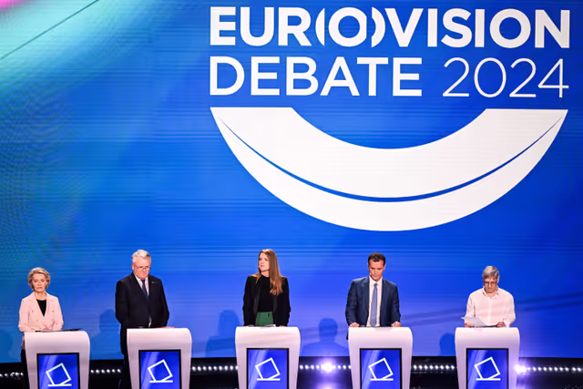 Fotografie 27: Eurovision Debate 2024 with Lead Candidates