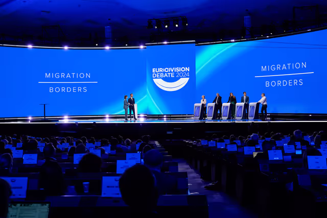 Fotografia 26: Eurovision Debate 2024 with Lead Candidates