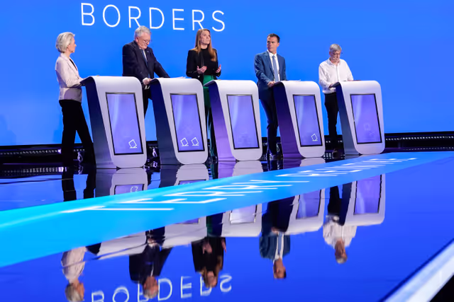 Fotografia 28: Eurovision Debate 2024 with Lead Candidates