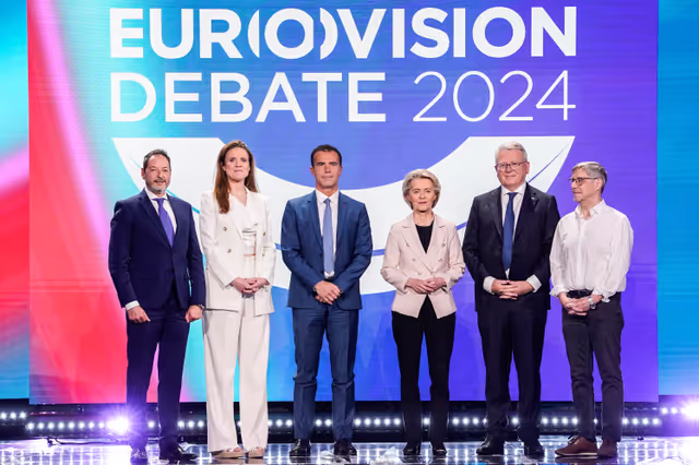 Fotografie 34: Eurovision Debate 2024 with Lead Candidates
